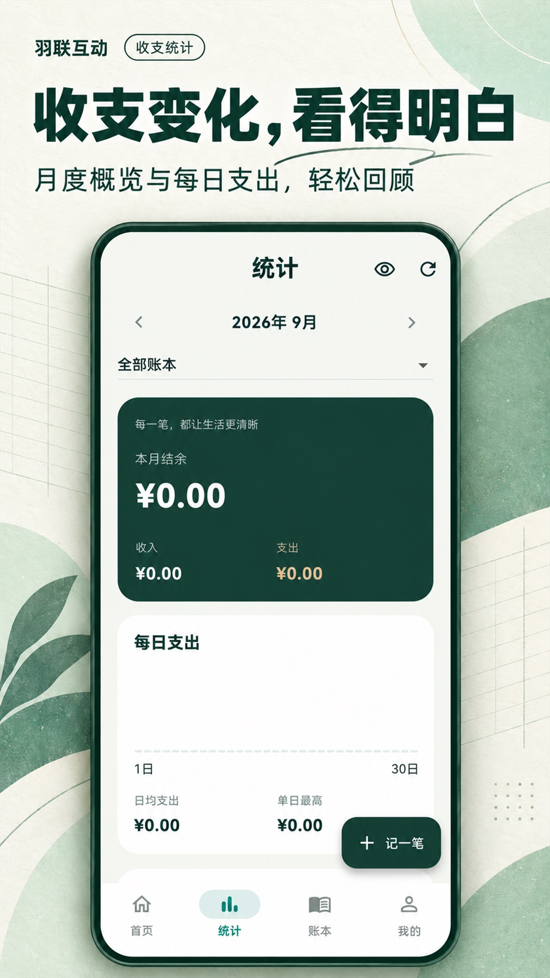 羽联互动收支统计宣传图